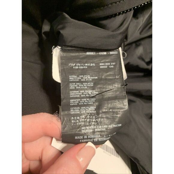 Prada Authentic Solid Black Long Sleeve Nylon Utility Jacket US 6 Small IT 42 - Picture 8 of 10